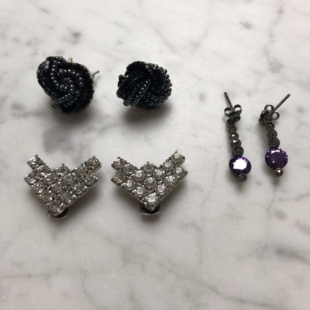 Vintage Beaded Knot Earrings Shoe Accessories